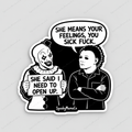 Open Up | Sticker