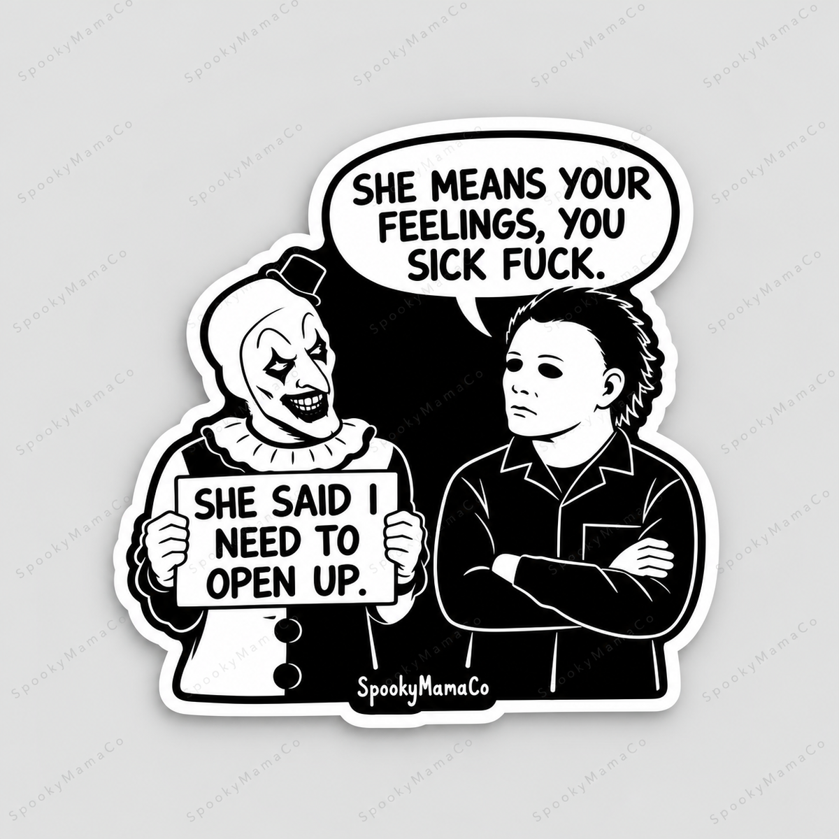 Open Up | Sticker