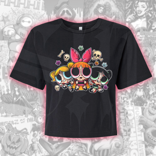 The Spookypuff girls-  Cropped Boxy Tee