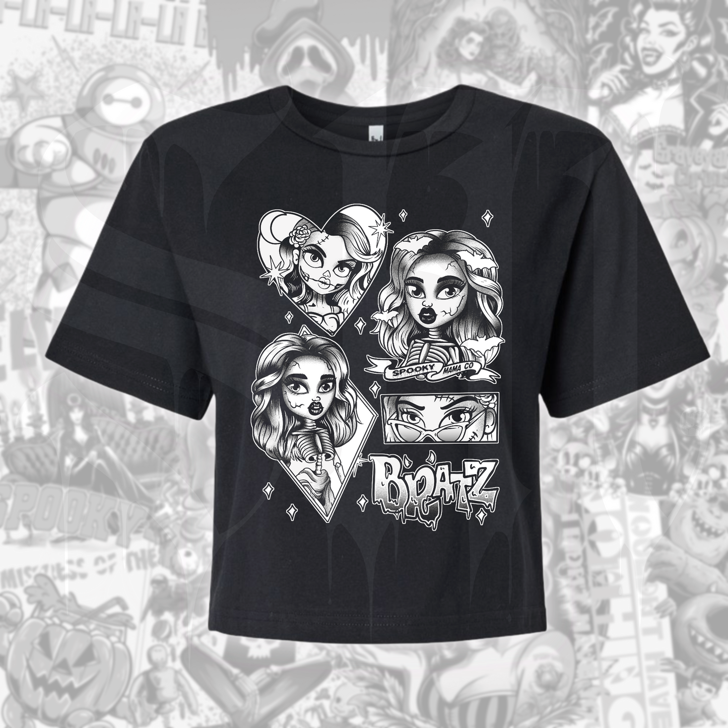 Spooky Bratz  - Cropped Boxy Tee