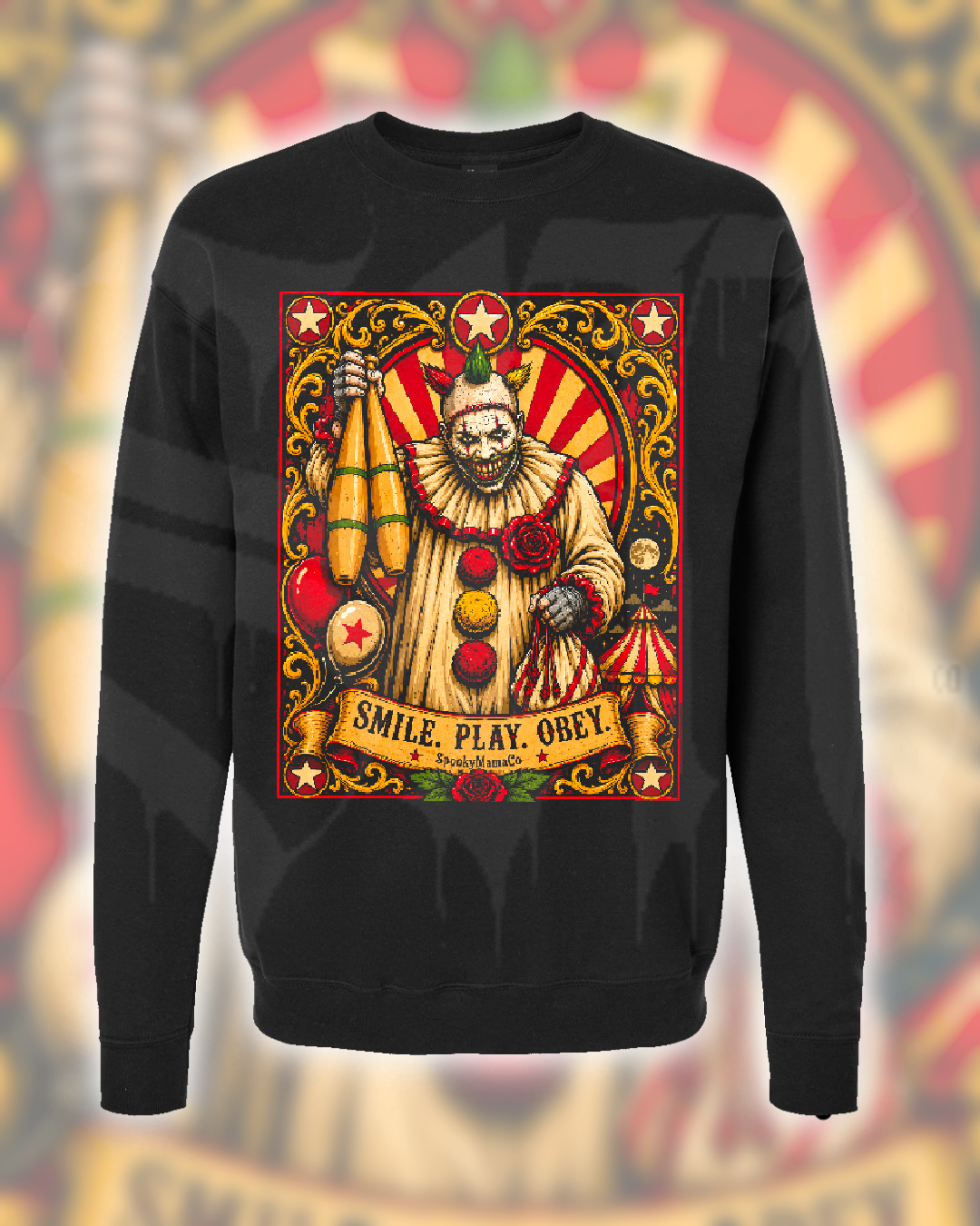 Smile. Play. Obey. | Adult